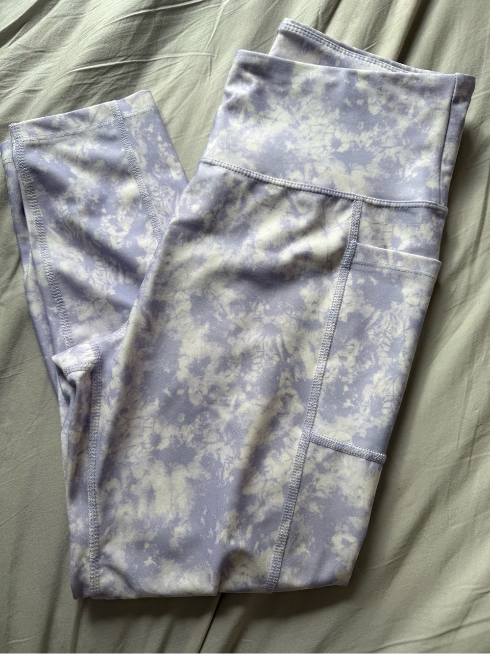 Bally Lavender Tie-Dye Active Leggings